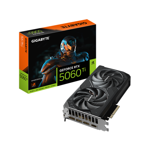 Card màn hình Gigabyte GeForce RTX™ 5060 Ti WINDFORCE 8G