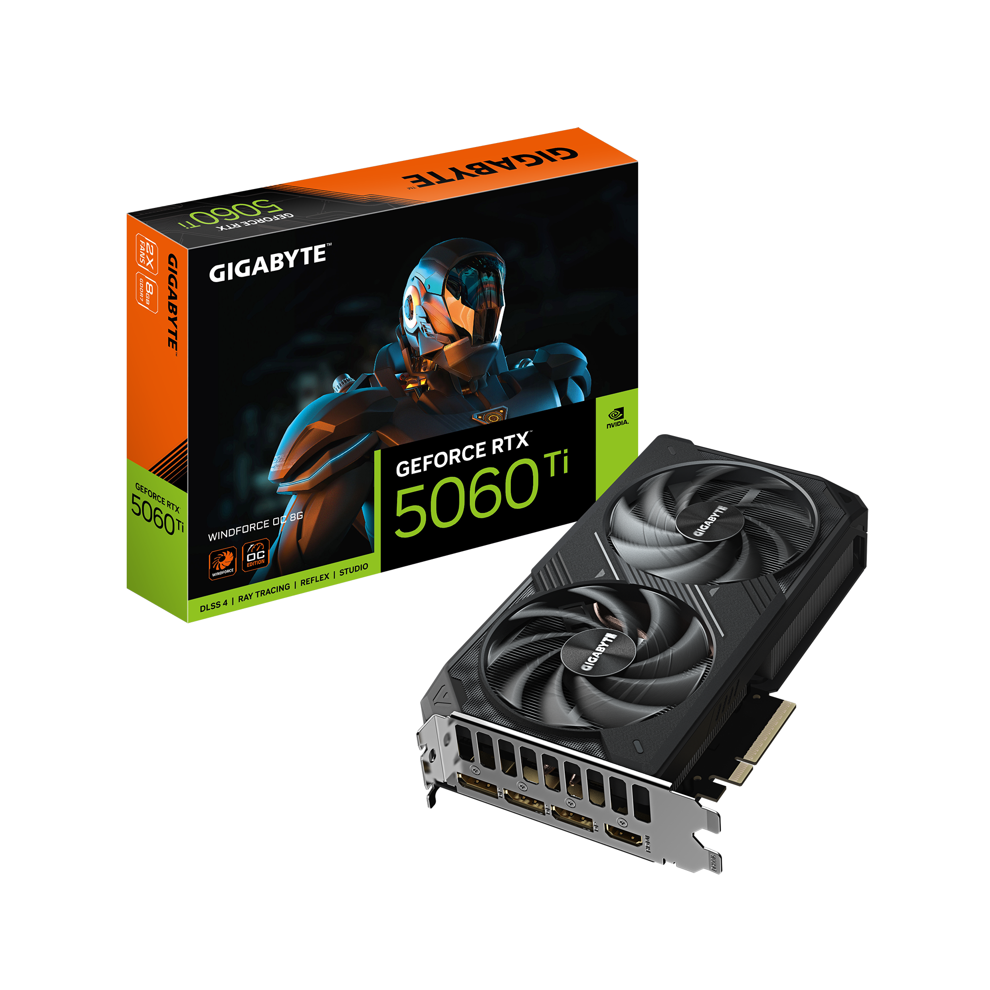  Card màn hình Gigabyte GeForce RTX™ 5060 Ti WINDFORCE OC 8G 