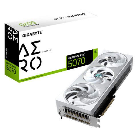 Card màn hình Gigabyte RTX™ 5070 AERO OC 12G