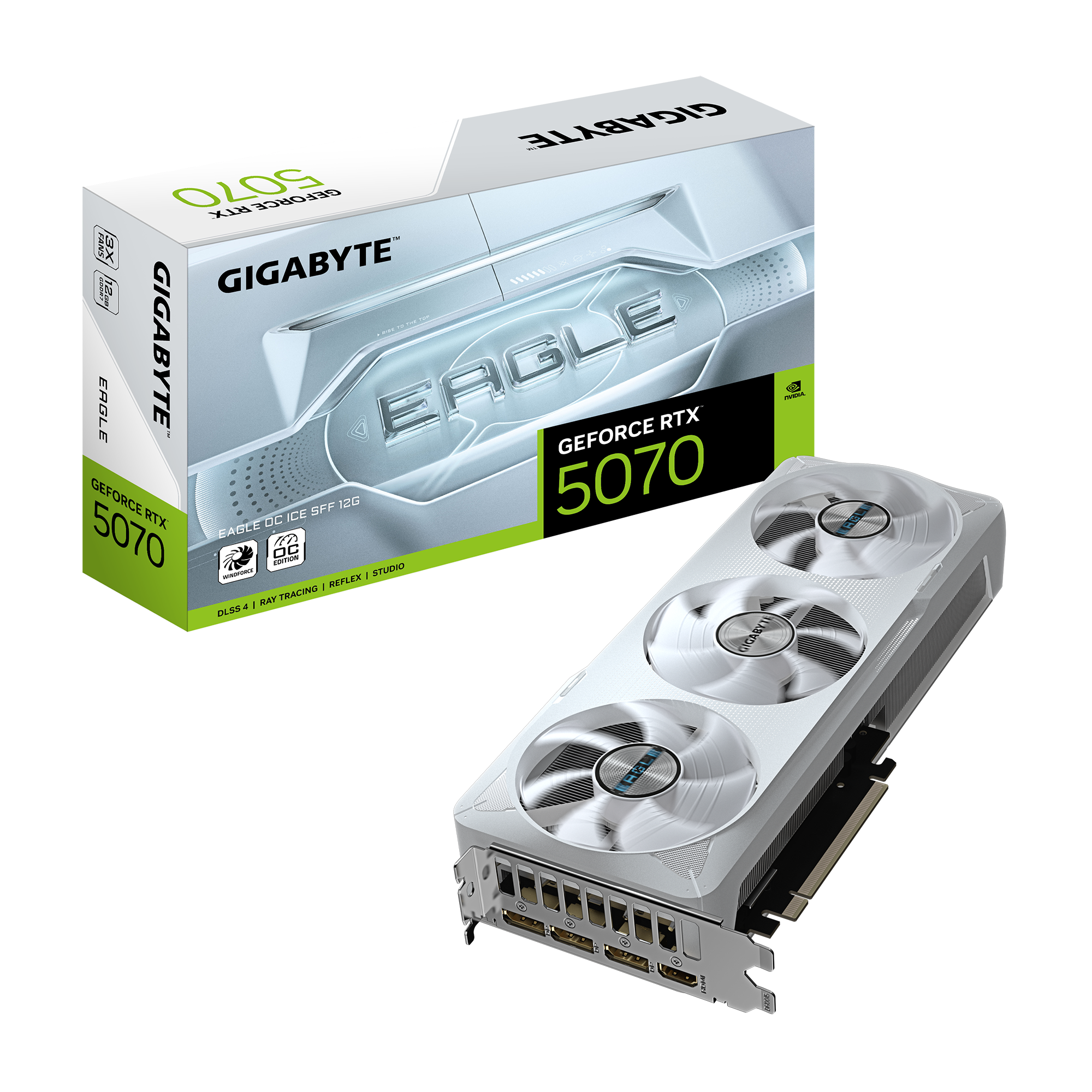 Card màn hình Gigabyte RTX 5070 EAGLE OC ICE SFF 12G