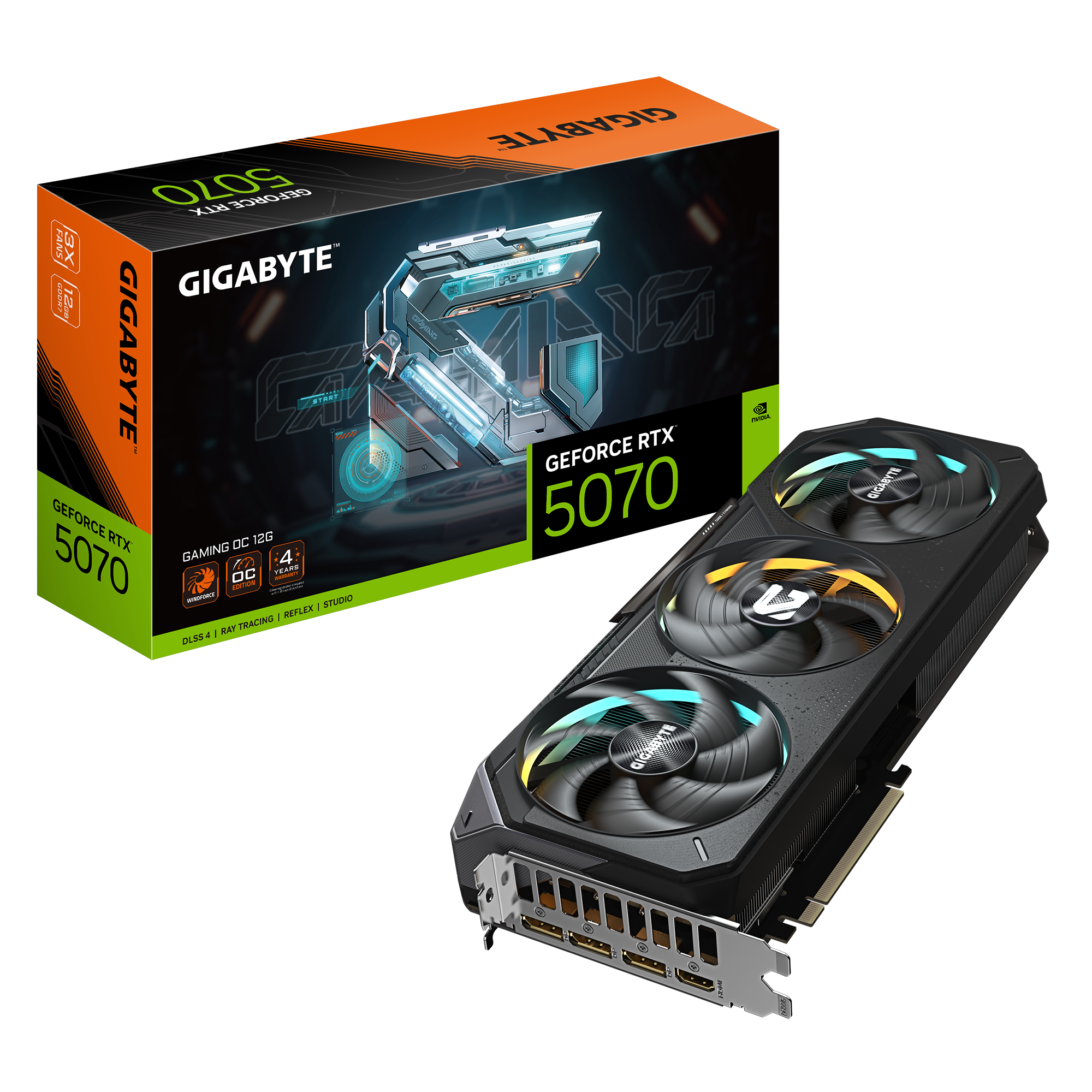 Card màn hình Gigabyte RTX™ 5070 GAMING OC 12G