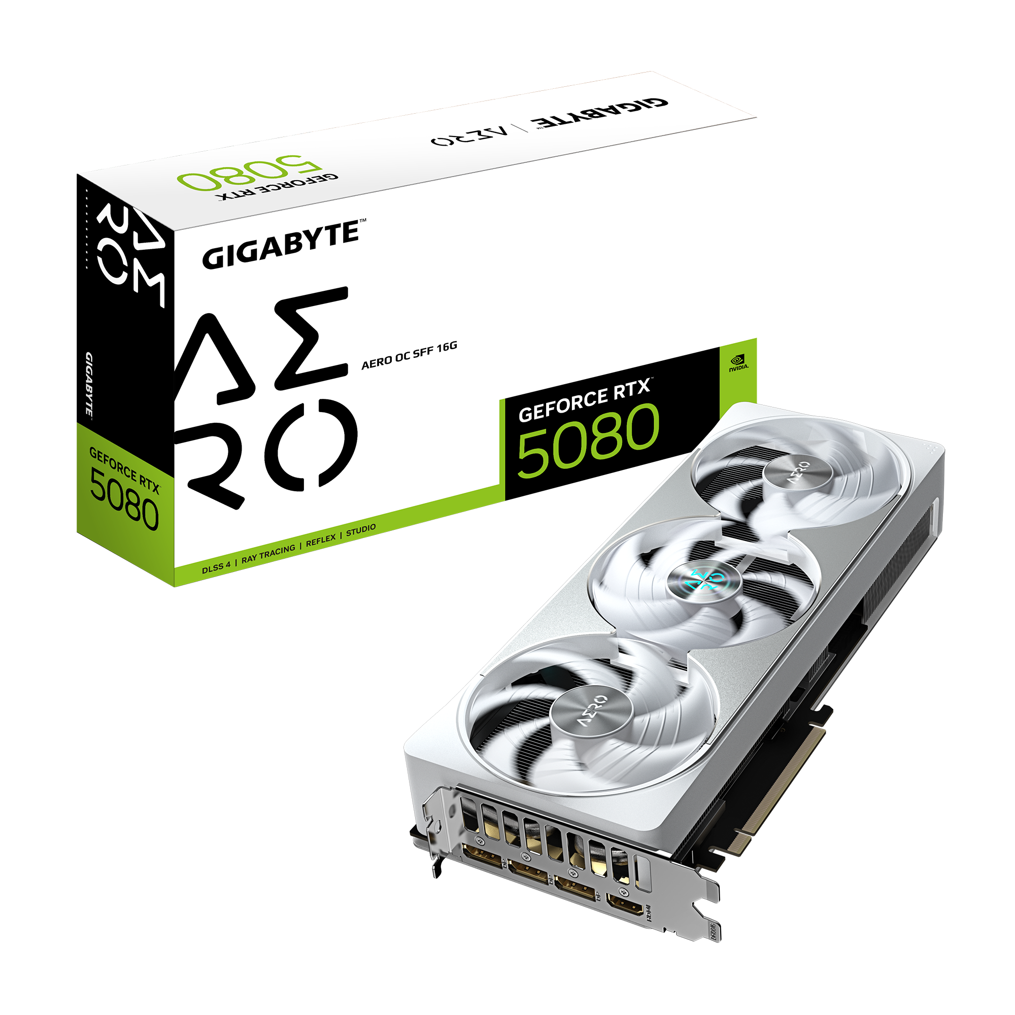 Card màn hình VGA Gigabyte GeForce RTX™ 5080 AERO OC SFF 16G