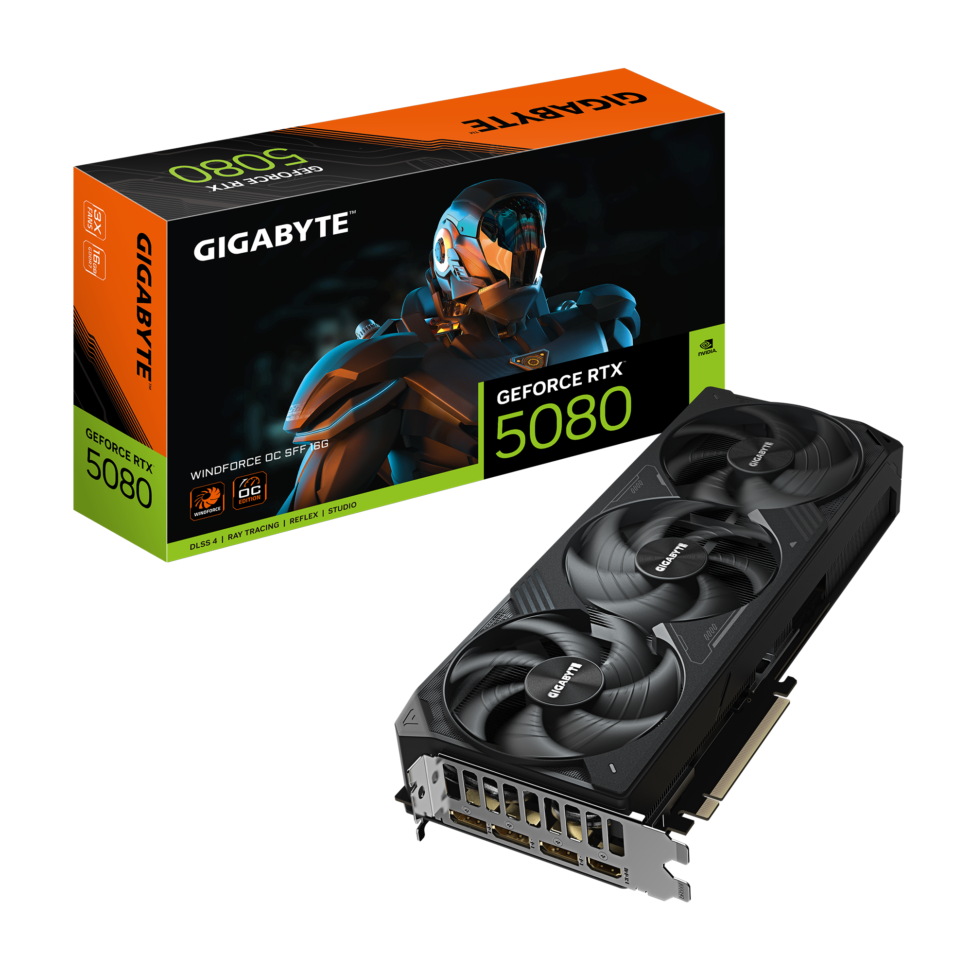 Card màn hình Gigabyte RTX 5080 16G WINDFORCE OC SFF