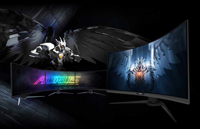 Màn hình LCD 27'' Gigabyte Aorus CV27F-EK FHD 165Hz 1ms Gaming Cong