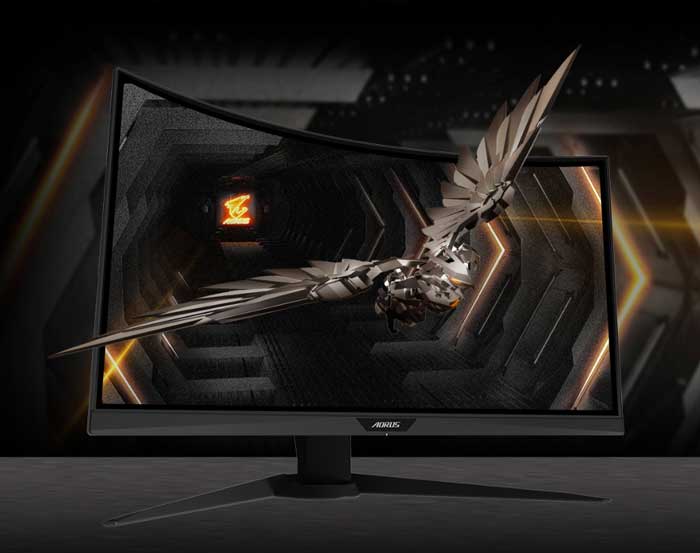 Màn hình LCD 27'' Gigabyte Aorus CV27F-EK FHD 165Hz 1ms Gaming Cong