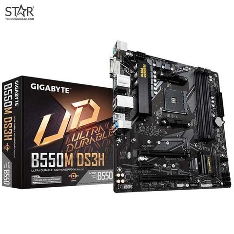 Mainboard Gigabyte B550M DS3H DDR4 | AM4, ATX, 4 khe RAM