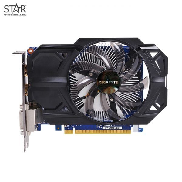  Card màn hình NVIDIA GeForce GT 750 Ti Gigabyte GTX 750 Ti cũ | 2GB GDDR5, 640 CUDA, 400W 