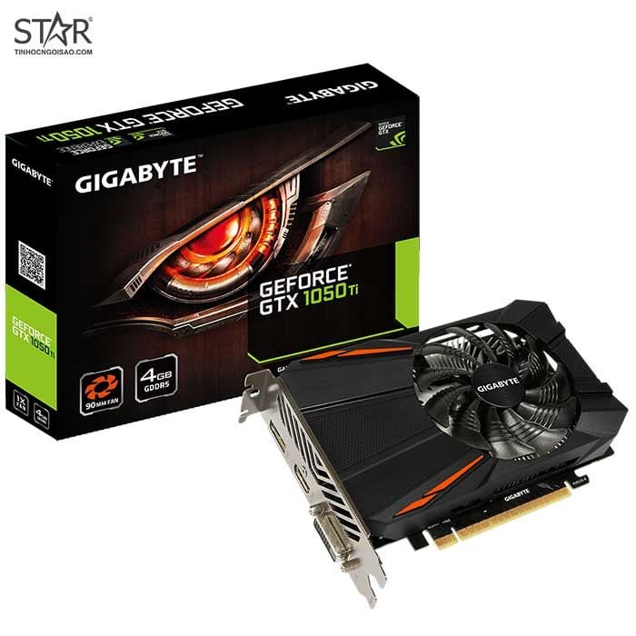 VGA Gigabyte GTX 1050 Ti 4GB GDDR5 (GV-N105TD5-4GBD)