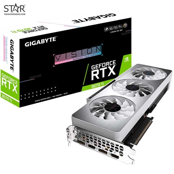 VGA Gigabyte RTX 3070 Ti 8GB GDDR6X Vision OC (GV-N307TVISION OC-8GBD)