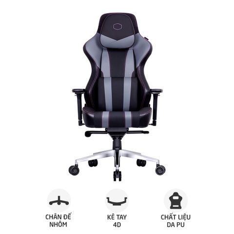 Ghế Gaming Cooler Master Caliber X2 Gaming Chair Gray (CHRCM-CMI-GCX2-GY)