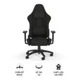  Ghế Gaming Corsair TC100 RELAXED Fabric | Đen (CF-9010051-WW) 