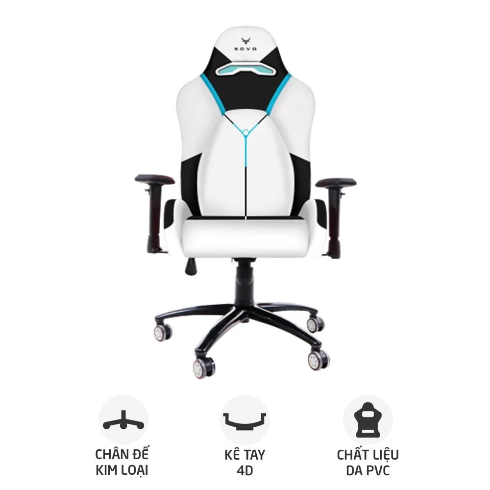 Ghế Gaming Centaur Sova | Trắng