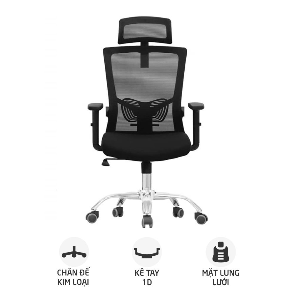 Ghế công thái học Ergonomic E-Dra EEC216 | Đen