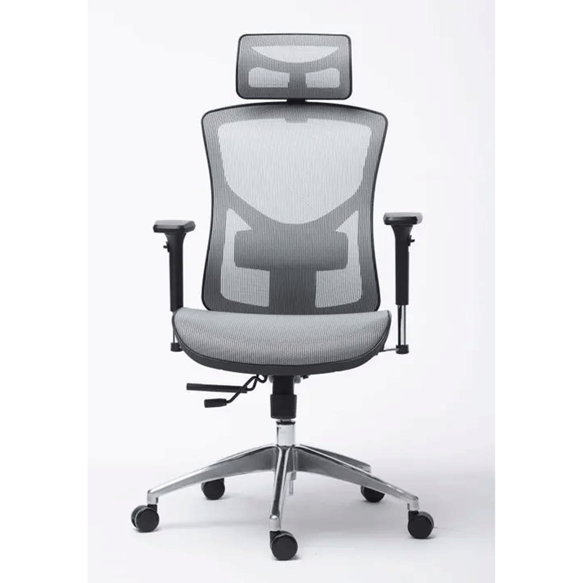 Ghế công thái học Manson Vera lưới Wintex | Xám, lưng nâng hạ, mặt ngồi trượt, tay 3D, Piston 4 cấp BIFMA