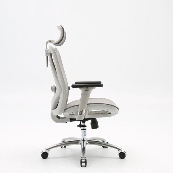  Ghế công thái học SIHOO M57 | Xám, 120kg, Chân xoay, Lưng lưới 