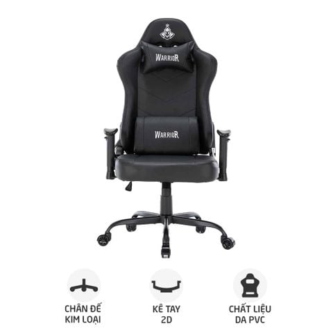 Ghế Gaming Warrior Raider Series WGC207 | Đen