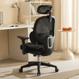  Ghế công thái học Manson E3 Lite | Butterfly Wing, đen, piston class 3, tay 2D, tựa đầu 2D 