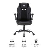  Ghế Warrior Gaming Raider Series WGC203, Chân Xoay, màu đen 
