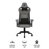  Ghế Corsair T3 Rush Fabric gaming (2023) | Xám than (CF-9010056-WW) 