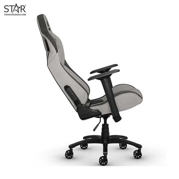  Ghế gaming CORSAIR T3 RUSH | Xám than, 120kg, Chân xoay, Lưng vải (CF-9010031-WW) 