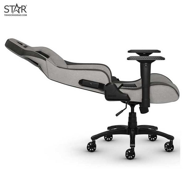  Ghế gaming CORSAIR T3 RUSH | Xám than, 120kg, Chân xoay, Lưng vải (CF-9010031-WW) 