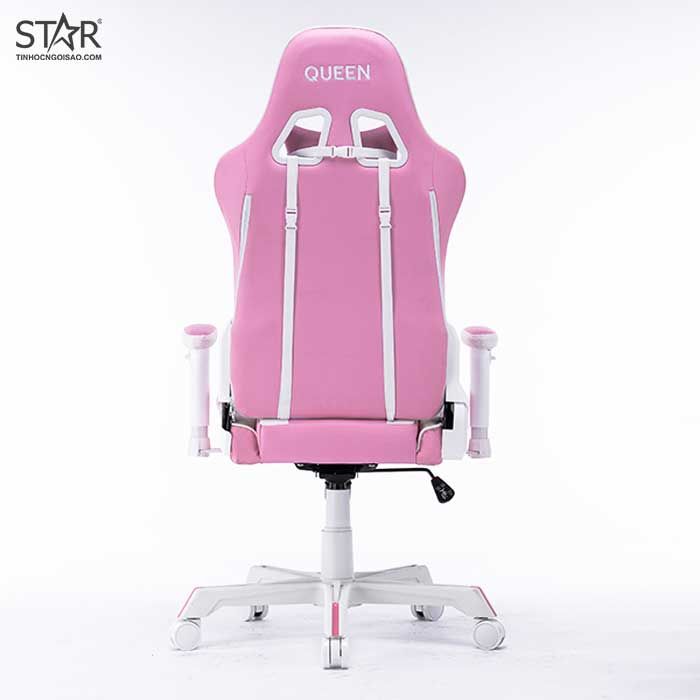 Ghế Gaming E-Dra Queen EGC225 (Trắng Hồng)