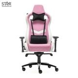  Ghế gaming E DRA IRIS EGC228 | Hồng, 120kg, Chân xoay, Da PU 