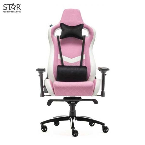  Ghế gaming E DRA IRIS EGC228 | Hồng, 120kg, Chân xoay, Da PU 