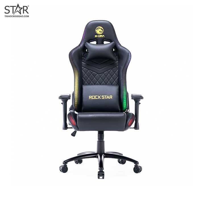 Ghế Gaming E-Dra ROCK STAR EGC223 RGB (Đen)