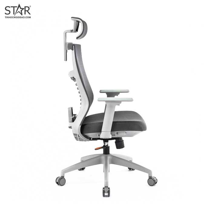 Ghế công thái học Warrior Ergonomic Hero Series WEC502 (Xám)