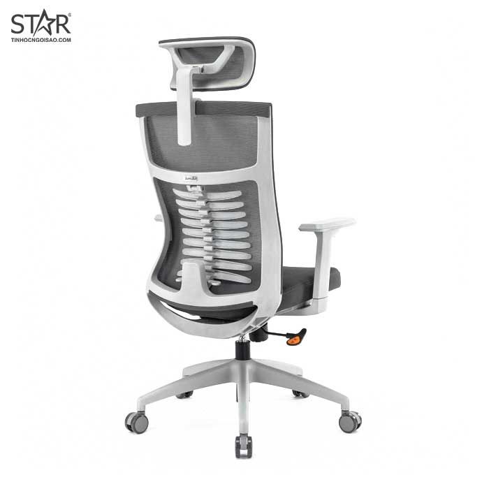 Ghế công thái học Warrior Ergonomic Hero Series WEC502 (Xám)