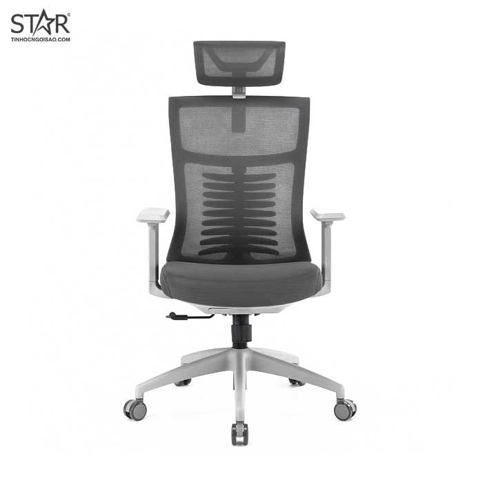 Ghế công thái học Warrior Ergonomic Hero Series WEC502 (Xám)