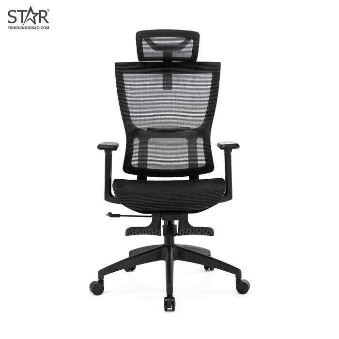 Ghế công thái học Warrior Ergonomic Hero Series WEC504 (Đen)