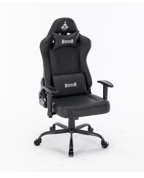  Ghế gaming WARRIOR Raider WGC207 | Đen, 120kg, Chân xoay, Da PU 