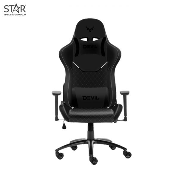  Ghế gaming CENTAUR Devil | Đen, 120kg, Chân xoay, Da PU 