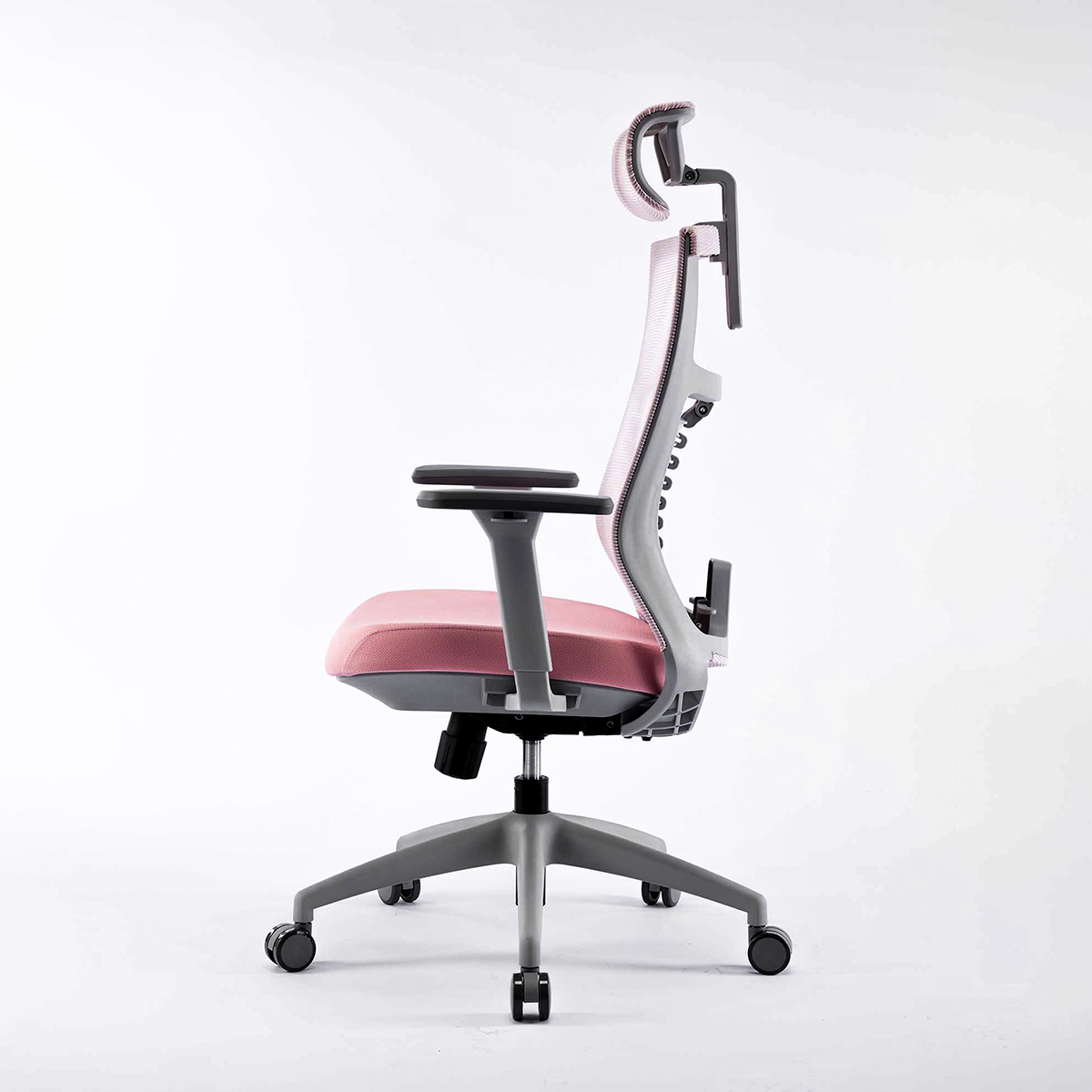 Ghế công thái học Ergonomic Warrior Hero Series WEC502 | Hồng Xám