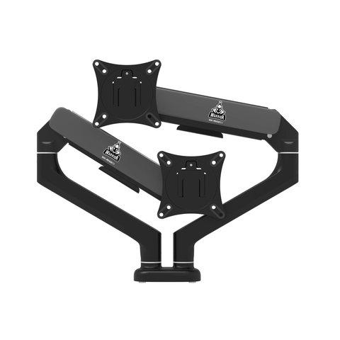 Giá treo màn hình đôi Warrior WA-MH0811 - Đen | 13 - 32 inch