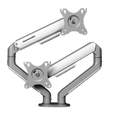  Giá treo màn hình đôi Human Motion T6 Pro Dual - Trắng | 17 - 32 inch 
