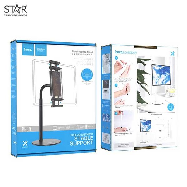  Giá Đỡ Điện Thoại Để Bàn Hoco PH30 (Hợp kim nhôm) 