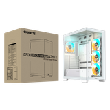  Thùng máy Gigabyte C500 Panoramic Stealth - White (GB-C500P ST) 