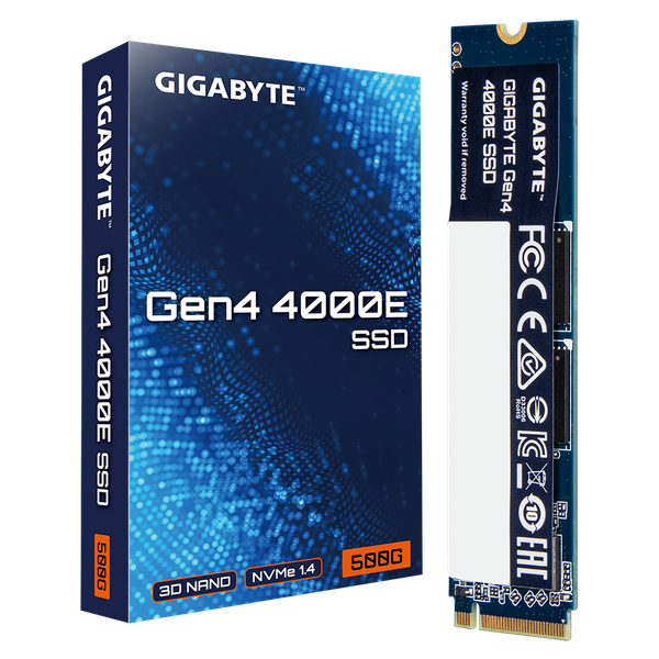  Ổ cứng SSD Gigabyte 4000E 500GB | PCIe Gen4 x4 NVMe, M.2 2280 (G440E500G) 
