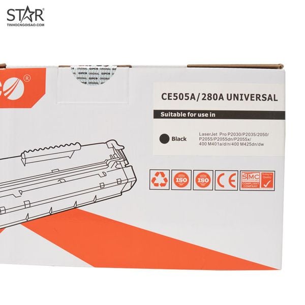  Cụm mực máy in Gipco CE505A/280A Chính Hãng 