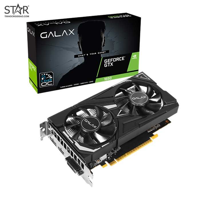 VGA Galax GTX 1650 4G GDDR6 EX (1-Click OC) – TINHOCNGOISAO.COM