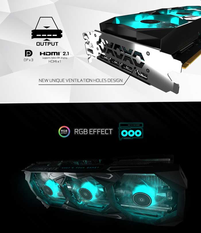 VGA Galax RTX 3070 8G GDDR6 SG (1-Click OC)