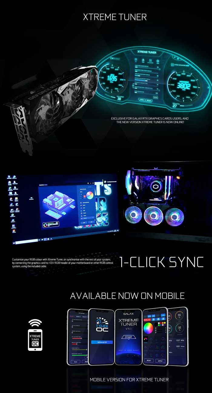 VGA Galax RTX 3070 8G GDDR6 SG (1-Click OC)