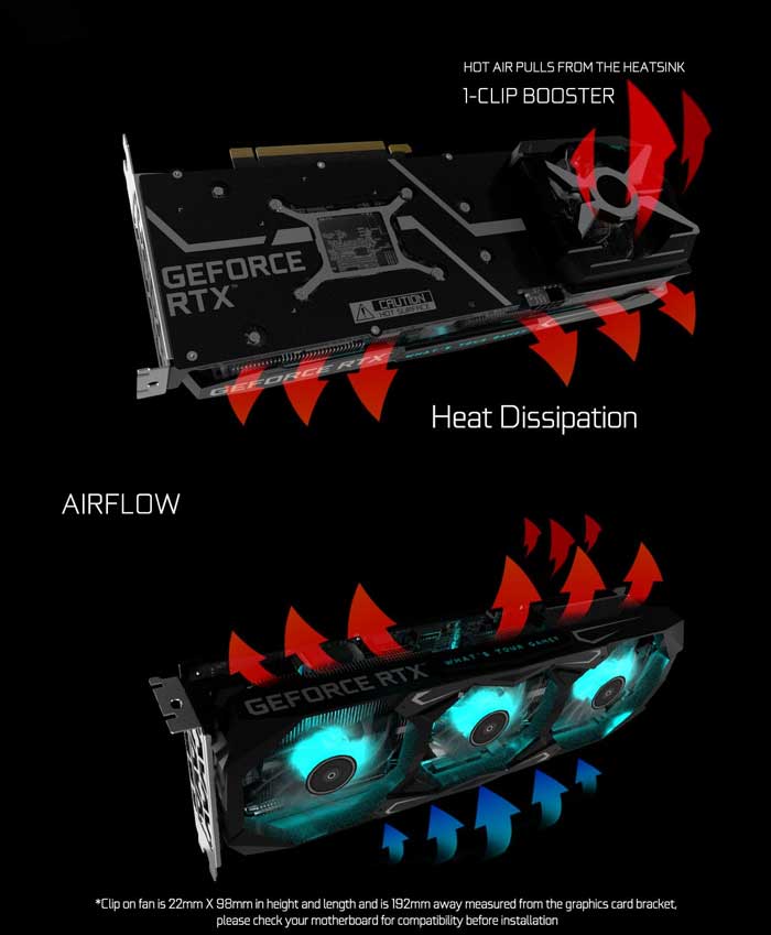 VGA Galax RTX 3070 8G GDDR6 SG (1-Click OC)