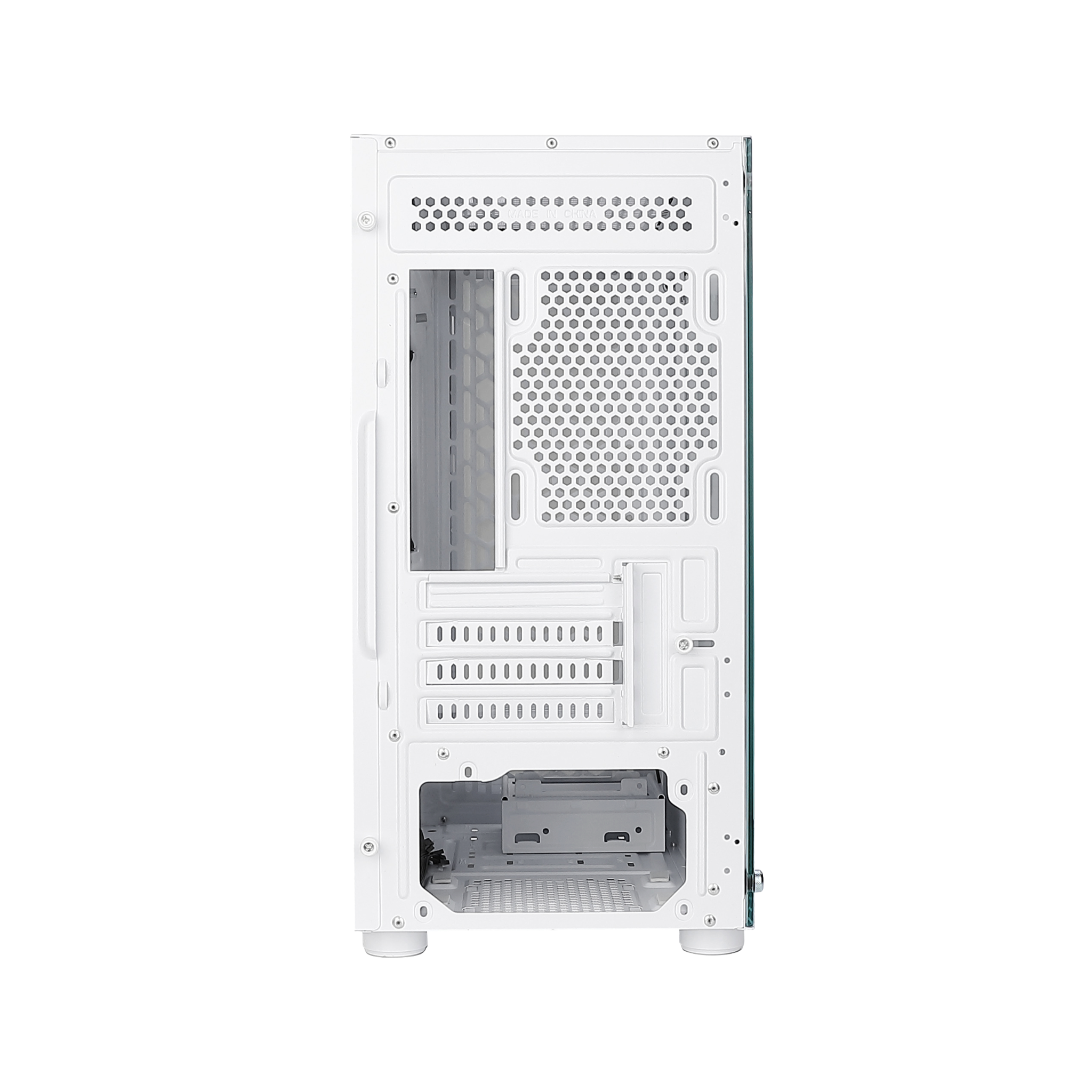 Thùng máy Case Magic GM-01 White | m-ATX, sẵn 4 fan RGB