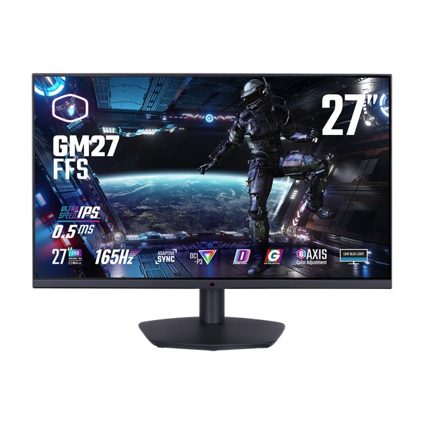  Màn hình Gaming Cooler Master GM27-FFS | 27 inch, Full HD, Ultra-Speed IPS, 165Hz, 0.5ms, phẳng 