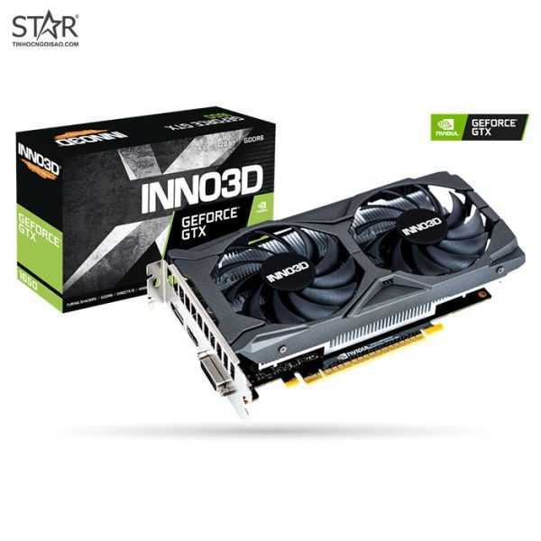 VGA INNO3D GTX 1650 4GB GDDR6 Twin X2 OC V2 (N16502-04D6X-1720VA30)