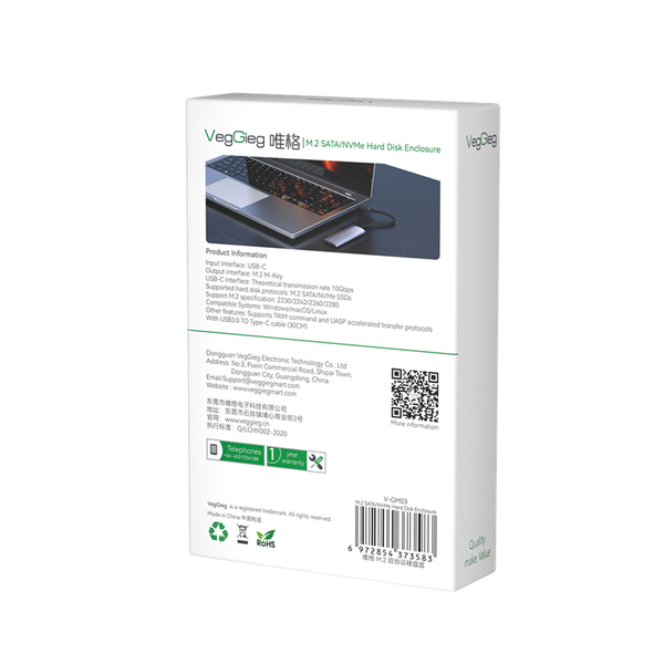  Box ổ cứng VEGGIEG V-GM03 